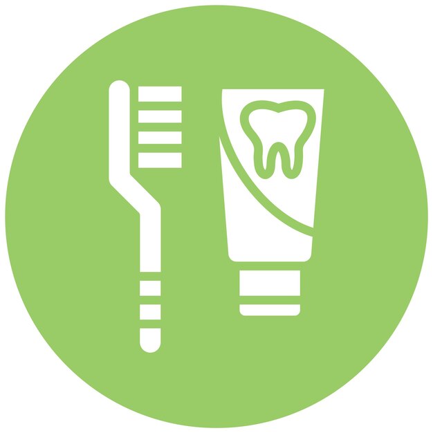 Vector design toothpaste icon style