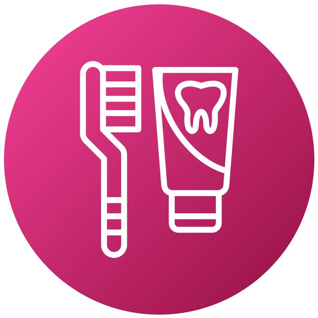 Vector vector design toothpaste icon style