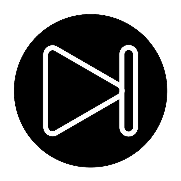 터 디자인 트랙 스키핑 아이콘 스타일