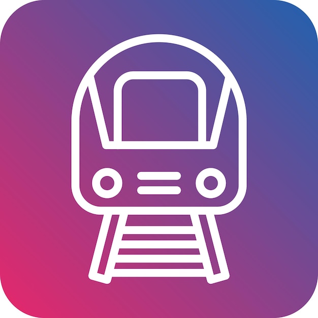 Vector Design Train Icon Style