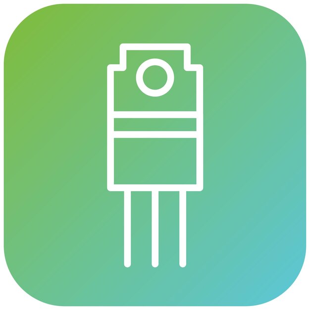 Vector vector design transistor icon style