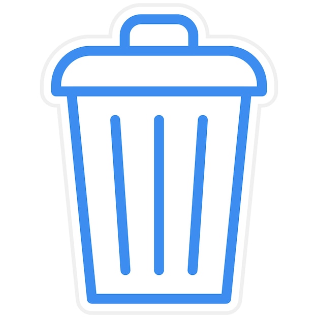 Vector vector design trash icon style