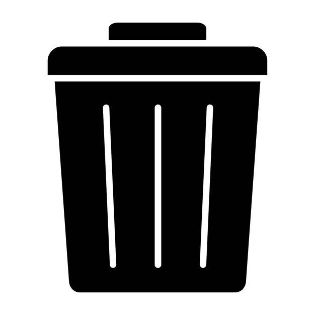 Vector vector design trash icon style