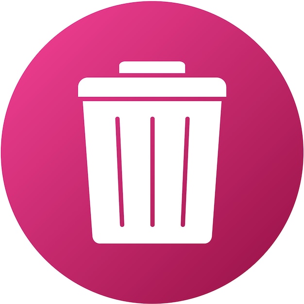 Vector Design Trash Icon Style