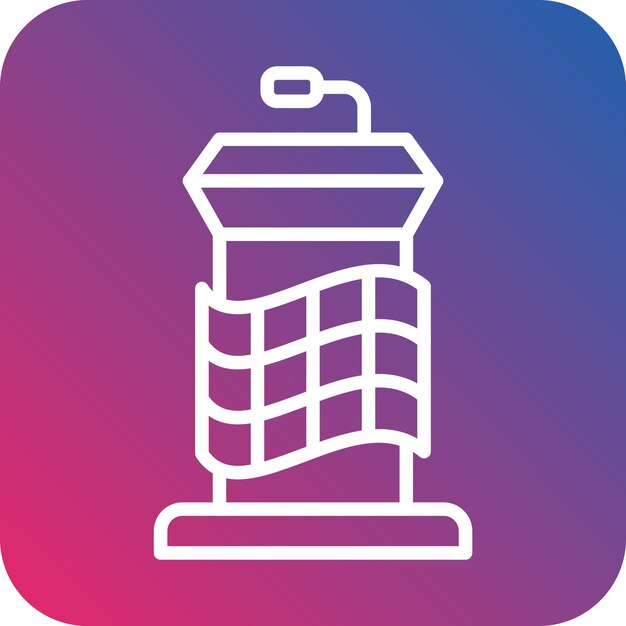 Vector design tribune icon style