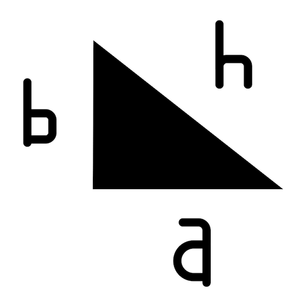 Vector vector design trigonometry icon style