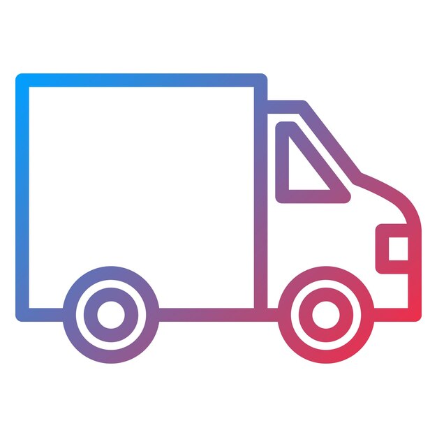 Vector vector design truck icon style