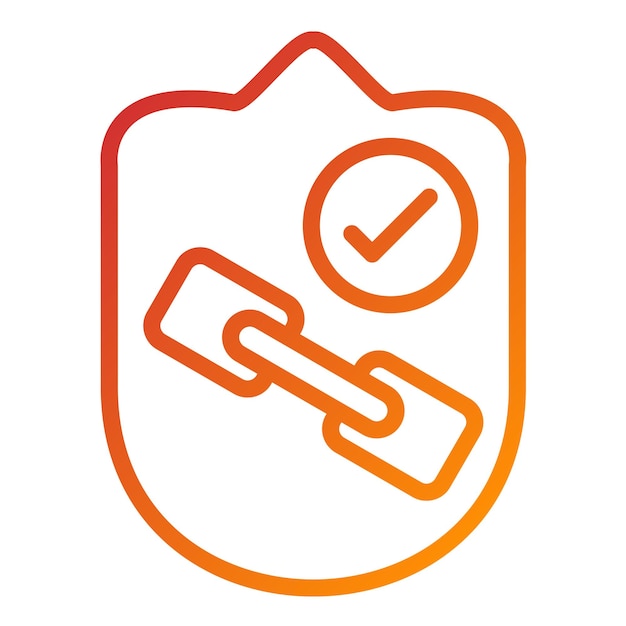 Vector Design True Link Icon Style