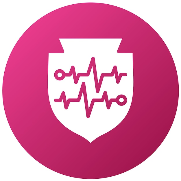 Vector Design Trust Pulse Icon Stijl