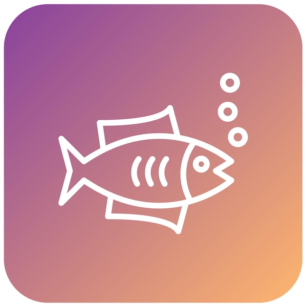 Vector Design Tuna Icon Style