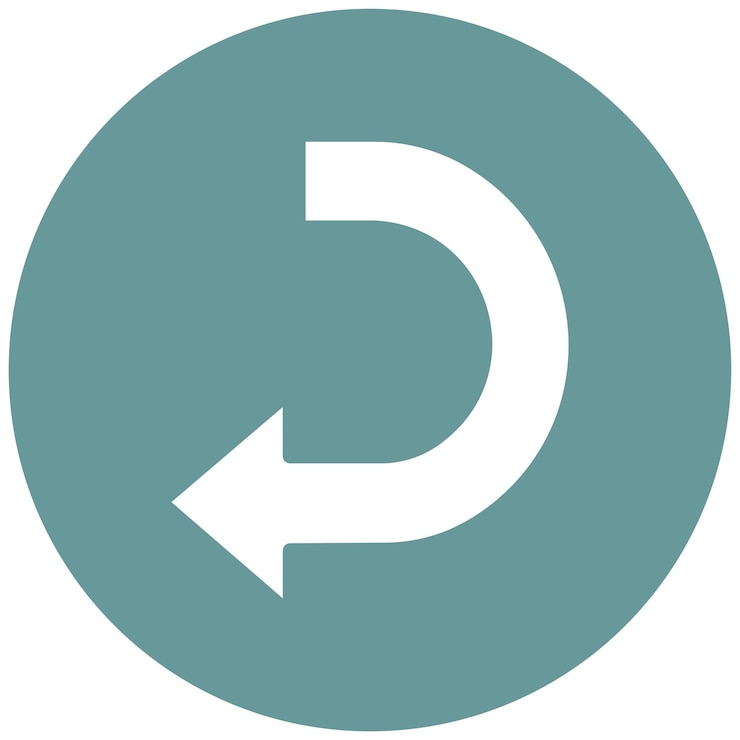 Vector vector design turn left icon style