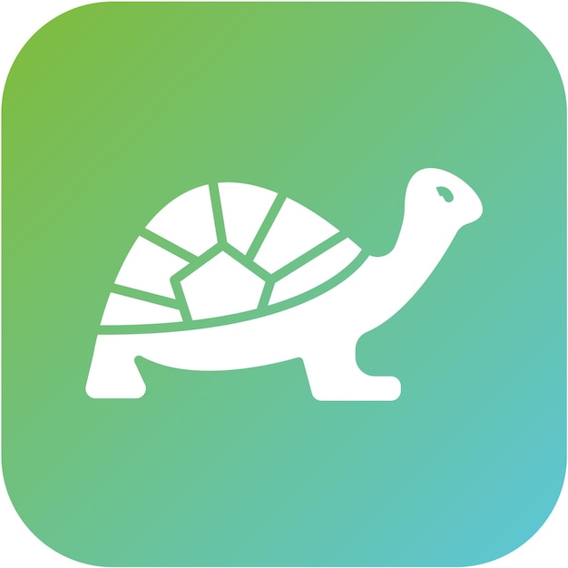 Vector vector design turtle icon style