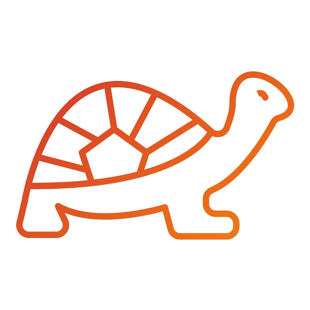 Vector vector design turtle icon style