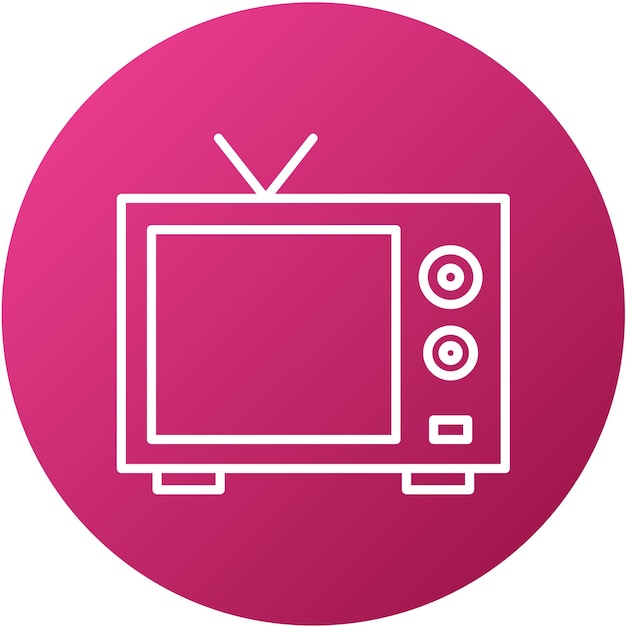 Vector vector design tv icon style