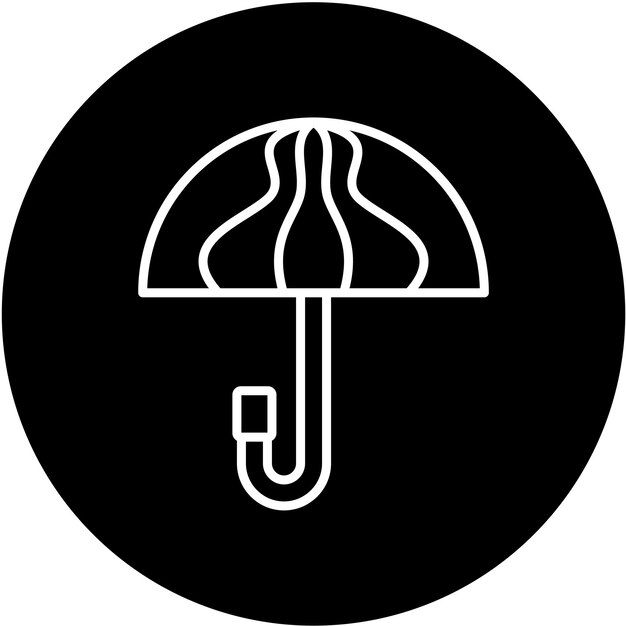 Vector vector design umbrella icon style