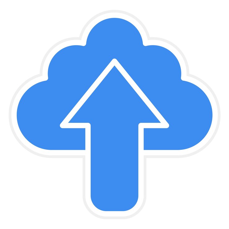 Vector vector design upload icon style