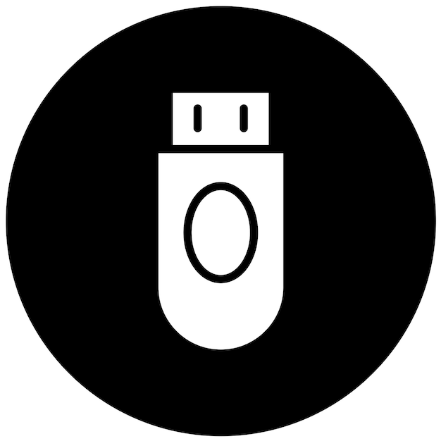 Vector design usb port icon style