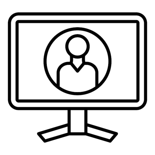 Vector Design User Profile Icon Style