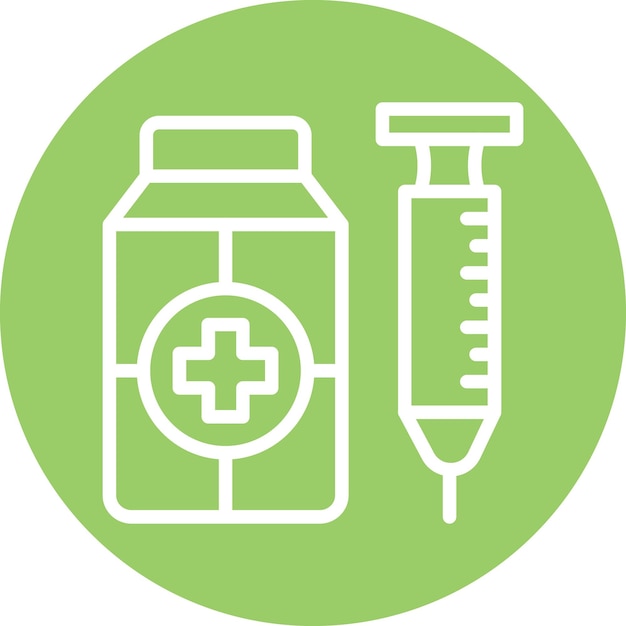 Vector Design Vaccine Icon Style