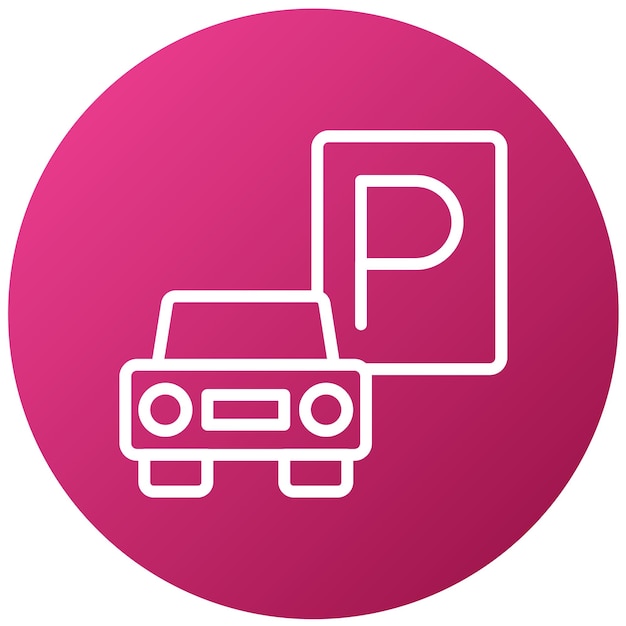 Vector vector design valet parking icon style