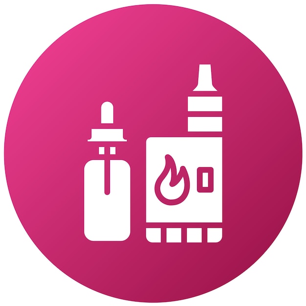 Vector vector design vaping addiction icon style