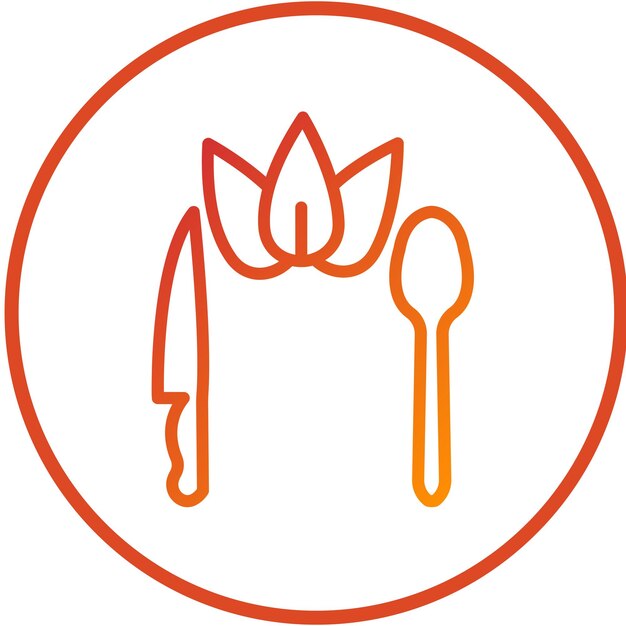 Vector vector design vegan food icon style