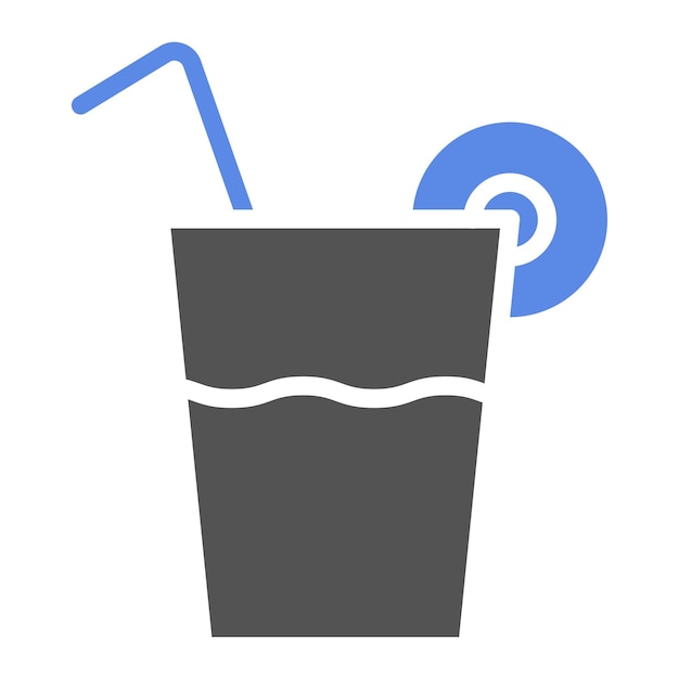 Vector Design Vegetable Juice Icon Stijl
