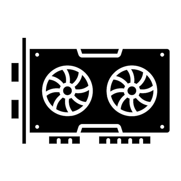 Vector Design Vga Card Icon Style