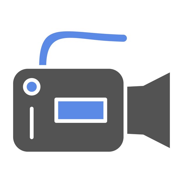 Vector vector design video camera icon style