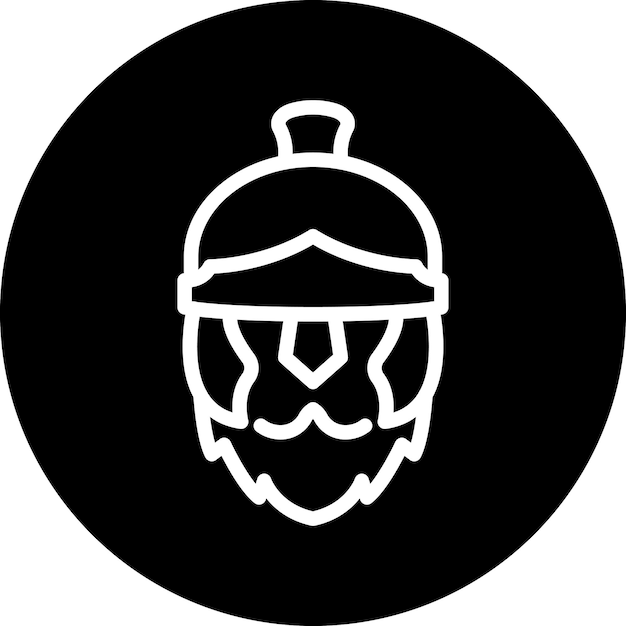 Вектор Векторный дизайн viking icon style