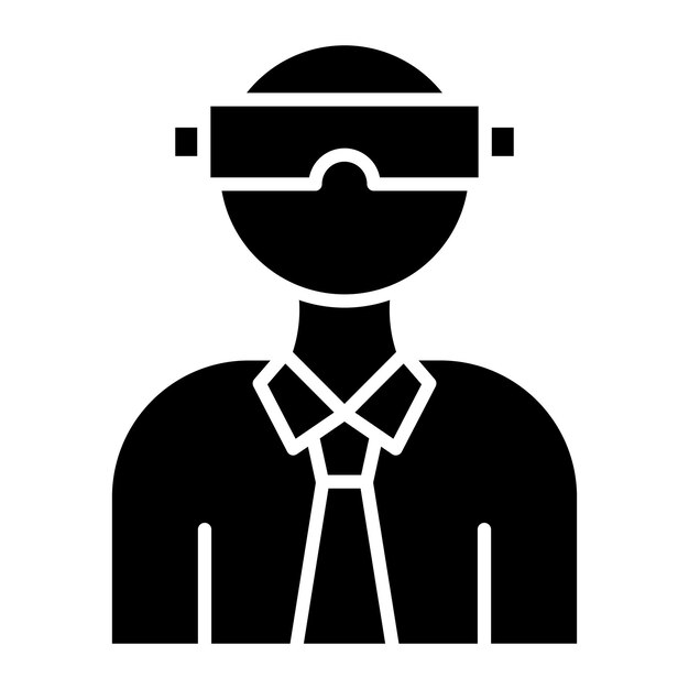 Vector design virtual reality icon style