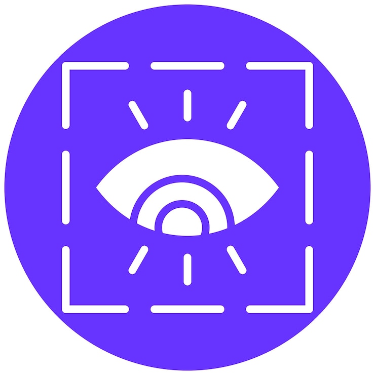 Vector vector design visionary eye icon style