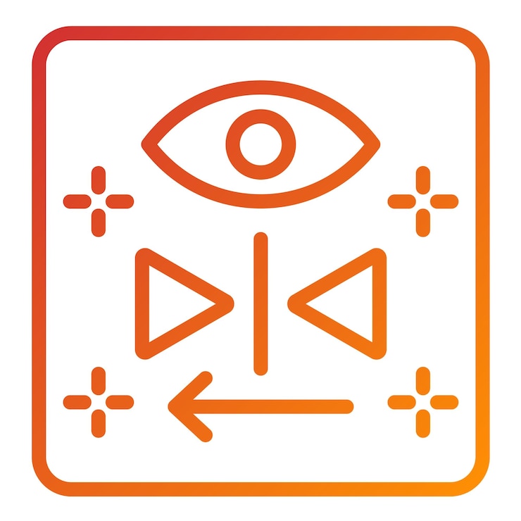 Vector vector design visionary symmetry icon style