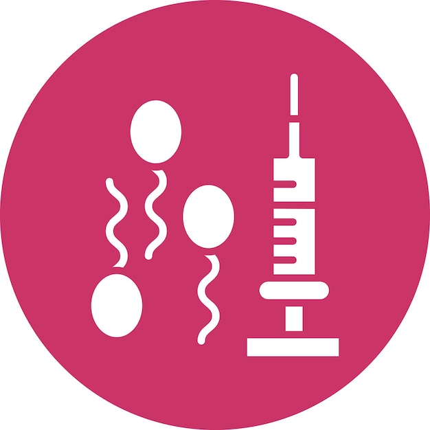 Vector Design In Vitro Fertilization Icon Style