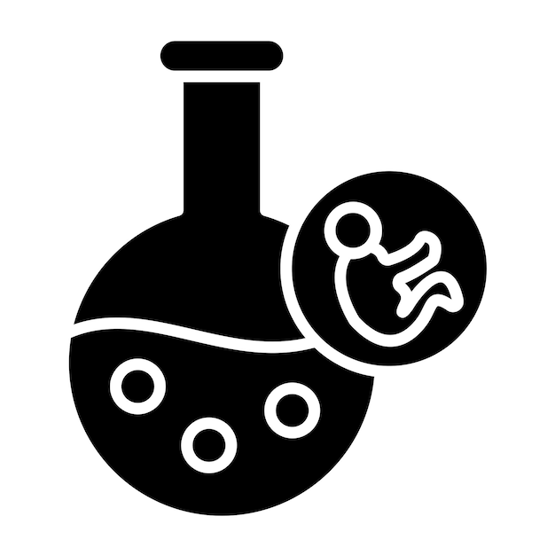 Vector Design In Vitro Fertilization Icon Style