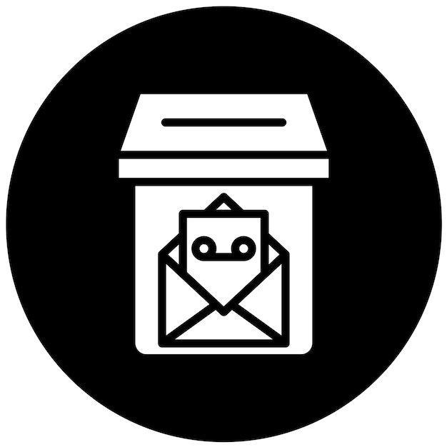 Vector Design Voicemail Box Icon Style