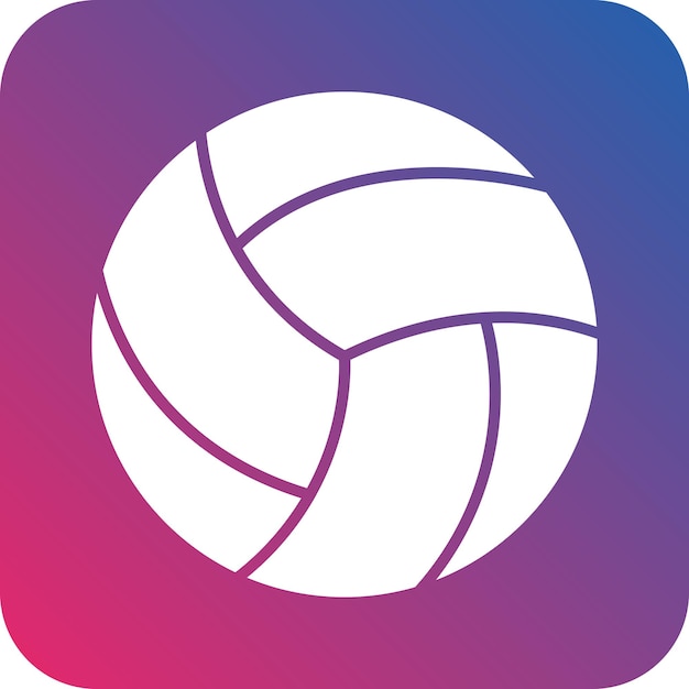 Vector vector design volleyball icon style