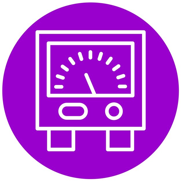 Vector vector design voltage selector icon style