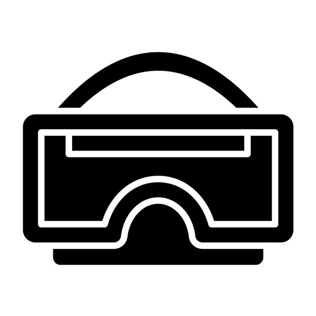 Vector Design VR bril Icon stijl