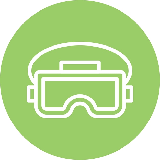 Vector vector design vr glasses icon style