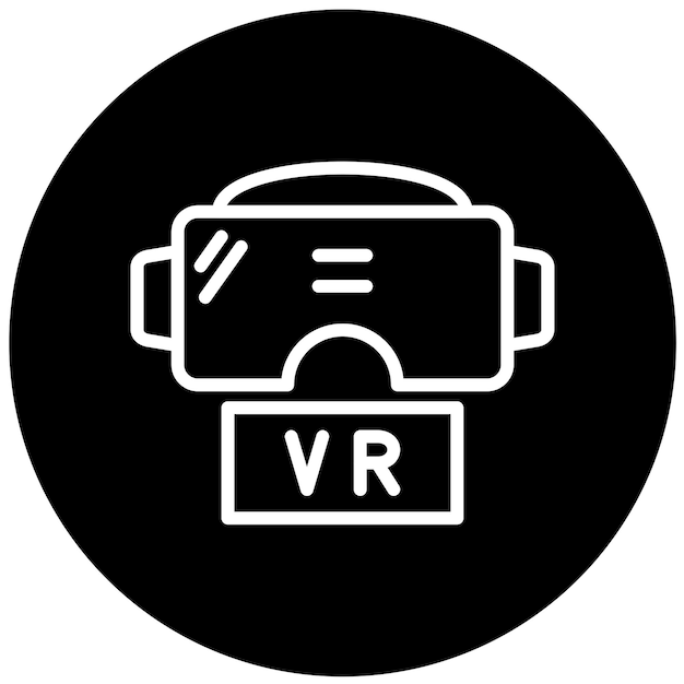 Vector Design VR Headset Icon Stijl