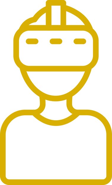Vector Design VR Headset Icon Stijl