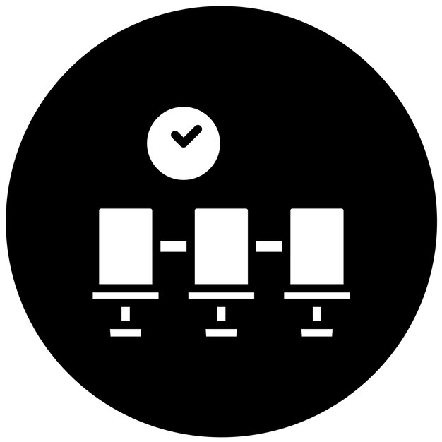 vector design waiting room icon style
