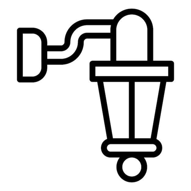Vector Design Wall Lamp Icon Style