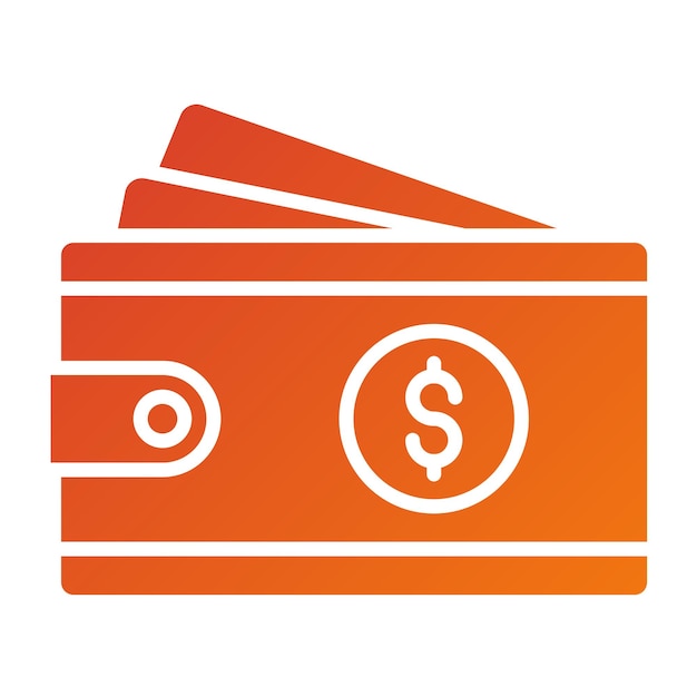 Vector Design Wallet Icon Stijl