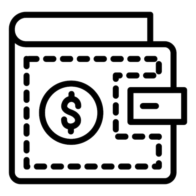 Vector Design Wallet Icon Style