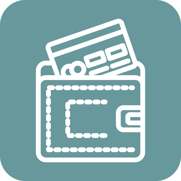 Vector Design Wallet Icon Style