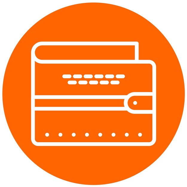 Vector vector design wallet icon style