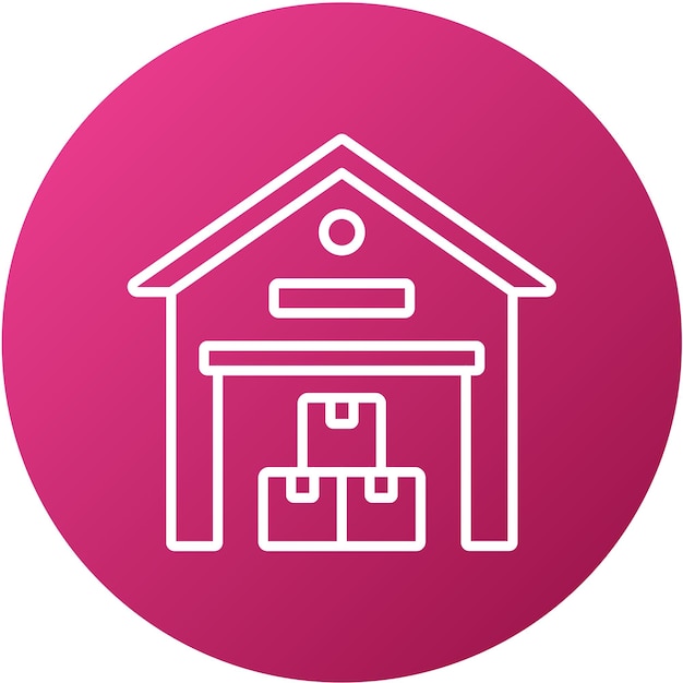 Vector design warehouse icon style