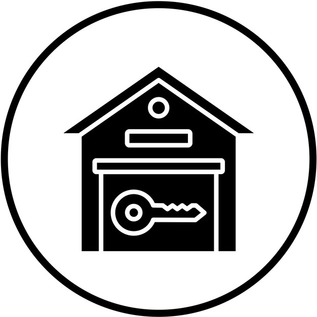 Vector Design Warehouse Key Icon Style